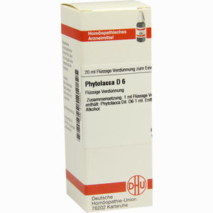 Phytolacca D6 Dilution 20 ml - ab 8,09 €