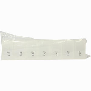 Pillendose mit 7 Fächern Kunststoff Matt Sortiert 1 Stück - ab 3,43 €