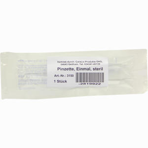 Pinzette Einmal Steril  CareLiv 1 Stück - ab 0,16 €