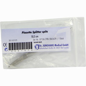 Pinzette Splitter Spitz 10. 5cm 1 Stück - ab 2,06 €