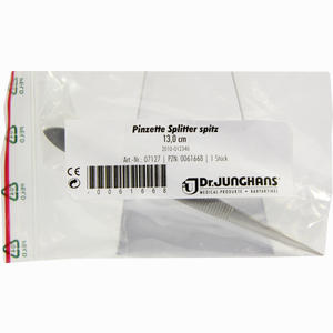 Pinzette Splitter Spitz 13cm Dr. Junghans Medical 1 Stück - ab 2,38 €