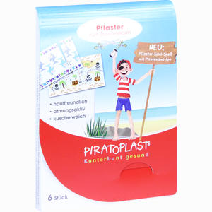 Piratoplast Jungen Pflasterzuschnitt 6cmx10cm  6 Stück - ab 4,20 €