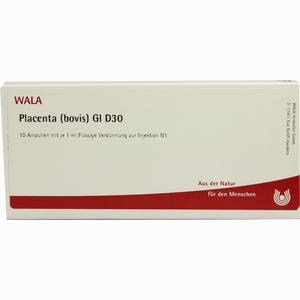 Placenta (bovis) Gl D30 Ampullen 10 x 1 ml - ab 21,86 €