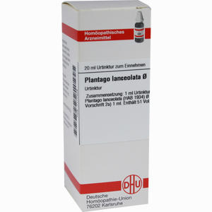 Plantago Lanceol Urtinktur Dilution 20 ml - ab 0,00 &euro;