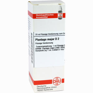Plantago Major D2 Dilution 20 ml - ab 9,44 €