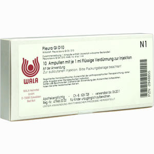 Pleura Gl D10 Ampullen 10 x 1 ml - ab 0,00 &euro;