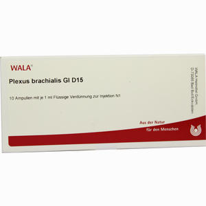 Plexus Brachialis Gl D15 Ampullen 10 x 1 ml - ab 20,63 €