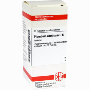 Plumbum Acet D6 Tabletten 80 Stück - ab 6,84 €