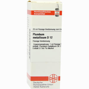Plumbum Met D12 Dilution 20 ml - ab 11,56 €