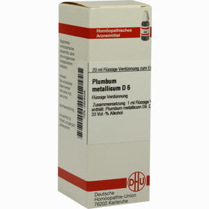 Plumbum Met D6 Dilution 20 ml - ab 9,08 €