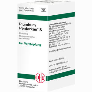 Plumbum Pentarkan S Liquidum 50 ml - ab 0,00 &euro;