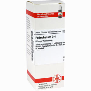 Podophyllum D4 Dilution 20 ml - ab 8,17 €