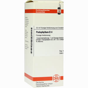 Podophyllum D4 Dilution 50 ml - ab 0,00 &euro;