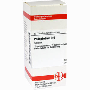 Podophyllum D6 Tabletten 80 Stück - ab 8,40 €