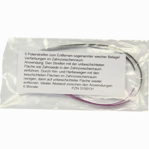 Polierstreifen zur Zahnzwischenraumreinigung  5 Stück - ab 6,05 €