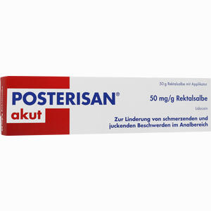 
Posterisan Akut 50 Mg/g Rektalsalbe  50 g - ab 16,35 €