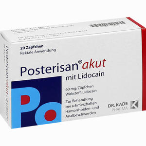 Posterisan Akut Zäpfchen  20 Stück - ab 0,00 &euro;