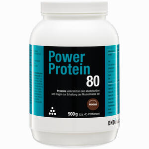 Power Protein 80 Schoko Pulver 900 g - ab 29,49 €