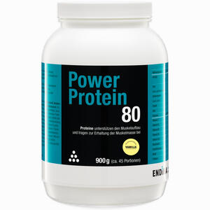 Power Protein 80 Vanille Pulver 900 g - ab 28,17 €
