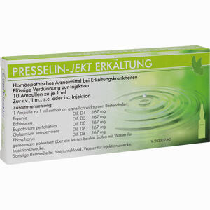 Presselin- Jekt Erkältung Ampullen 10 x 1 ml - ab 14,75 &euro;