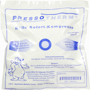 Pressotherm Kälte Sofort- Kompresse 1 Stück - ab 1,68 €