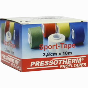 Pressotherm Sport- Tape Weiß 3.8cmx10m Verband 1 Stück - ab 4,96 &euro;