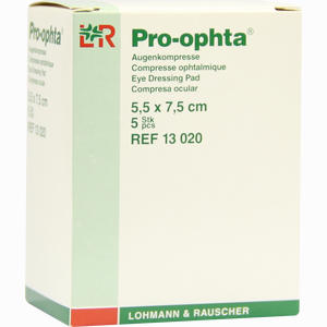 Pro Ophta Augenkompresse 5,5x7,5cm Kompressen 5 Stück - ab 6,68 €