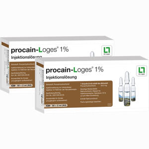 Procain- Loges 1% Injektionslösung Ampullen 100 x 2 ml - ab 39,11 &euro;