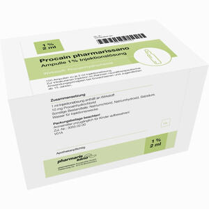 Procain Pharmarissano 1% Inj. - Lsg. Ampullen 2 Ml 100 x 2 ml - ab 37,82 €