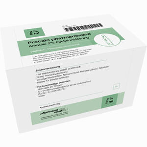 Procain Pharmarissano 2% Inj. - Lsg. Ampullen 2 Ml 100 x 2 ml - ab 66,15 €