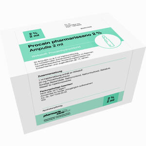 Procain Pharmarissano Ampulle 2% 2ml 50 x 2 ml - ab 0,00 €