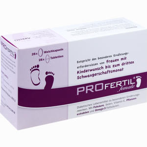 Profertil Female Monatskombipackung Tabletten/kapseln  1 Stück Profertil Female Monatskombipackung Tabletten/kapseln  1 Stück