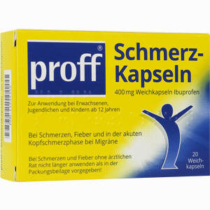 Proff Schmerzkapseln Weichkapseln 20 Stück - ab 5,53 €
