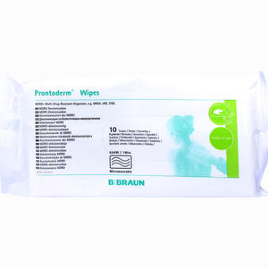 Prontoderm Wipes Einmalwaschtücher Mrsa Dekolonisierung  10 Stück - ab 11,62 €