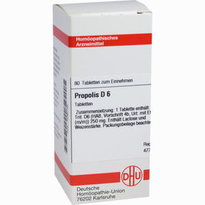 Propolis D6 Tabletten 80 Stück - ab 8,80 €