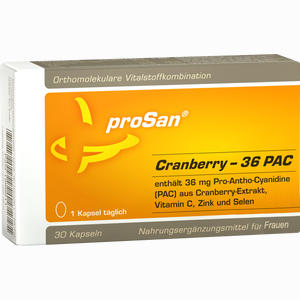Prosan Cranberry 36 Pac Kapseln  30 Stück