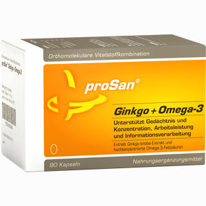 Prosan Ginkgo + Omega- 3 Kapseln 90 Stück - ab 58,37 €