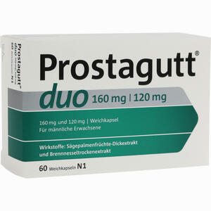Prostagutt Duo 160 Mg/120 Mg Weichkapseln  60 Stück - ab 23,69 €