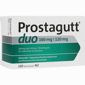 Prostagutt Duo 160 Mg/120 Mg Weichkapseln  120 Stück - ab 40,26 €