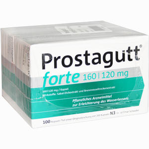Prostagutt Forte 160/120mg Kapseln 2 x 100 Stück - ab 74,50 €
