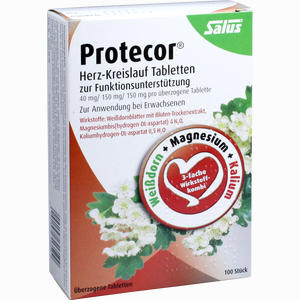 Protecor Herz- Kreislauf Tabletten zur Funktionsunterstützung Salus  100 Stück - ab 16,59 €