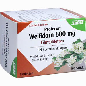 Protecor Weißdorn 600mg Filmtabletten  100 Stück - ab 25,36 €