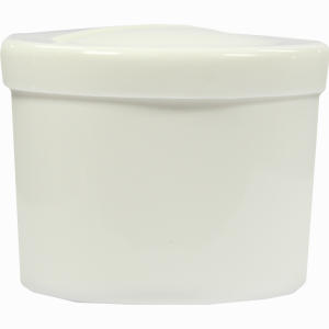 Prothesenbehälter Weiß mit Deckel und Einsatz 1 Stück - ab 1,79 €