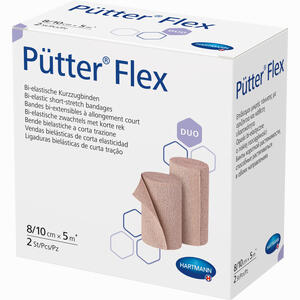 Pütterflex Duo Binde 8cm/10cmx5m  2 Stück - ab 21,50 €