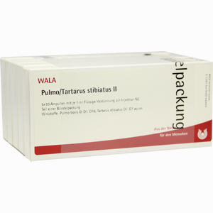 Pulmo/tartarus Stibiatus Ii Ampullen 50 x 1 ml - ab 0,00 &euro;