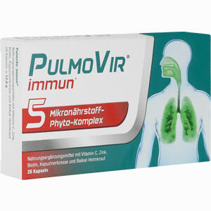 Pulmovir Immun Kapseln 28 Stück - ab 0,00 &euro;