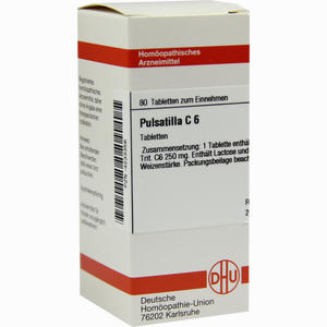 Pulsatilla C6 Tabletten 80 Stück - ab 0,00 €
