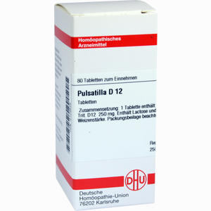 Pulsatilla D12 Tabletten 80 Stück - ab 7,85 €