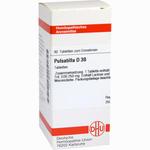 Pulsatilla D30 Tabletten 80 Stück - ab 8,41 €