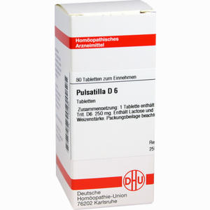 Pulsatilla D6 Tabletten 80 Stück - ab 7,85 €